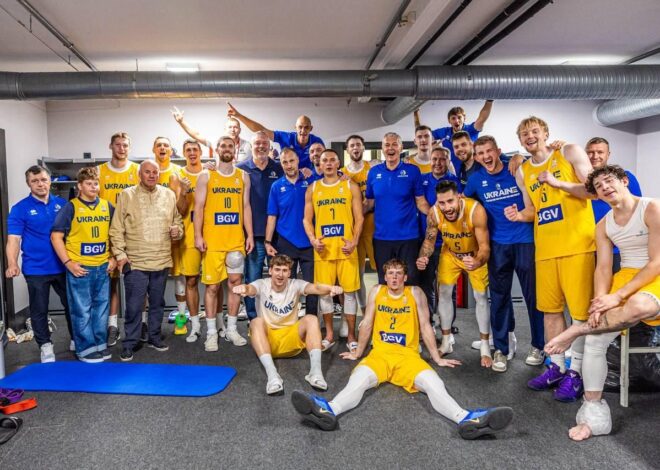 Україна – Греція: відеоогляд історичної перемоги “синьо-жовтих” у кваліфікації ЧС-2027 з баскетболу