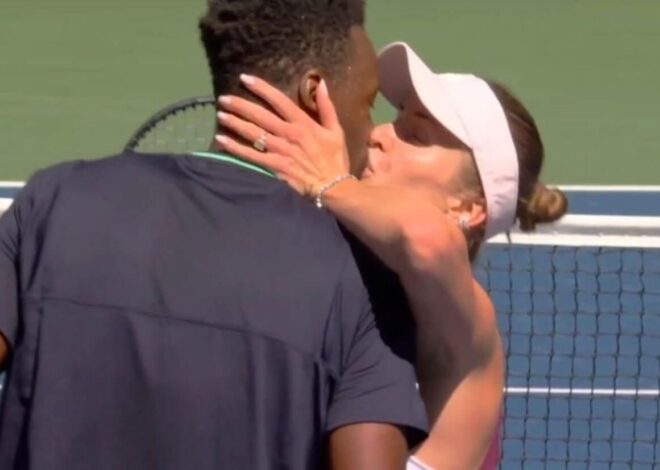 Світоліна палко зацілувала Монфіса після спільної перемоги на US Open і підірвала мережу (ВІДЕО)