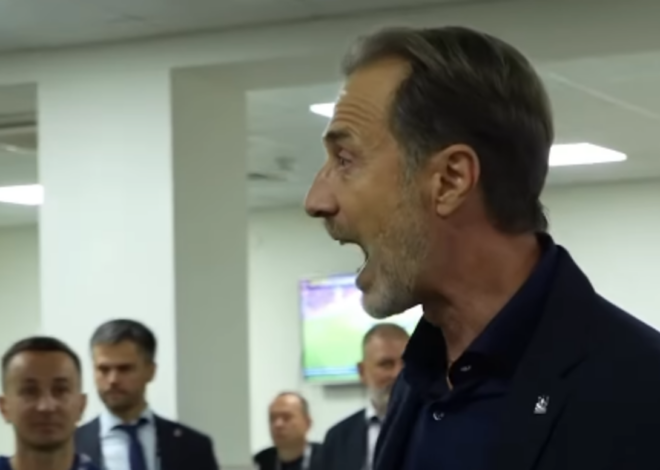 Мальдера емоційно поговорив з гравцями збірної України після матчу з Грузією – відео з роздягальні